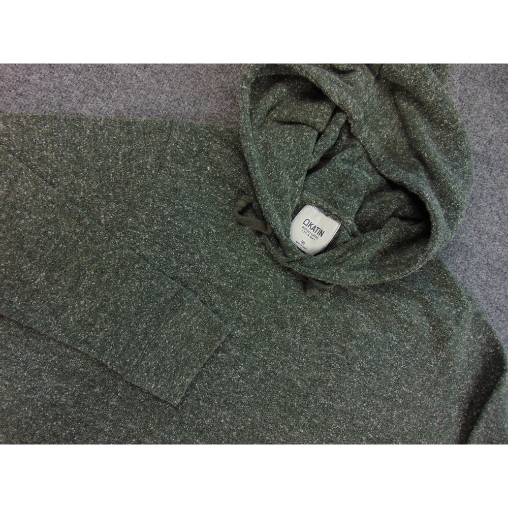 Katin Hoodie Mens Med Pullover Green Marled Knit Surf Coastal Beach
